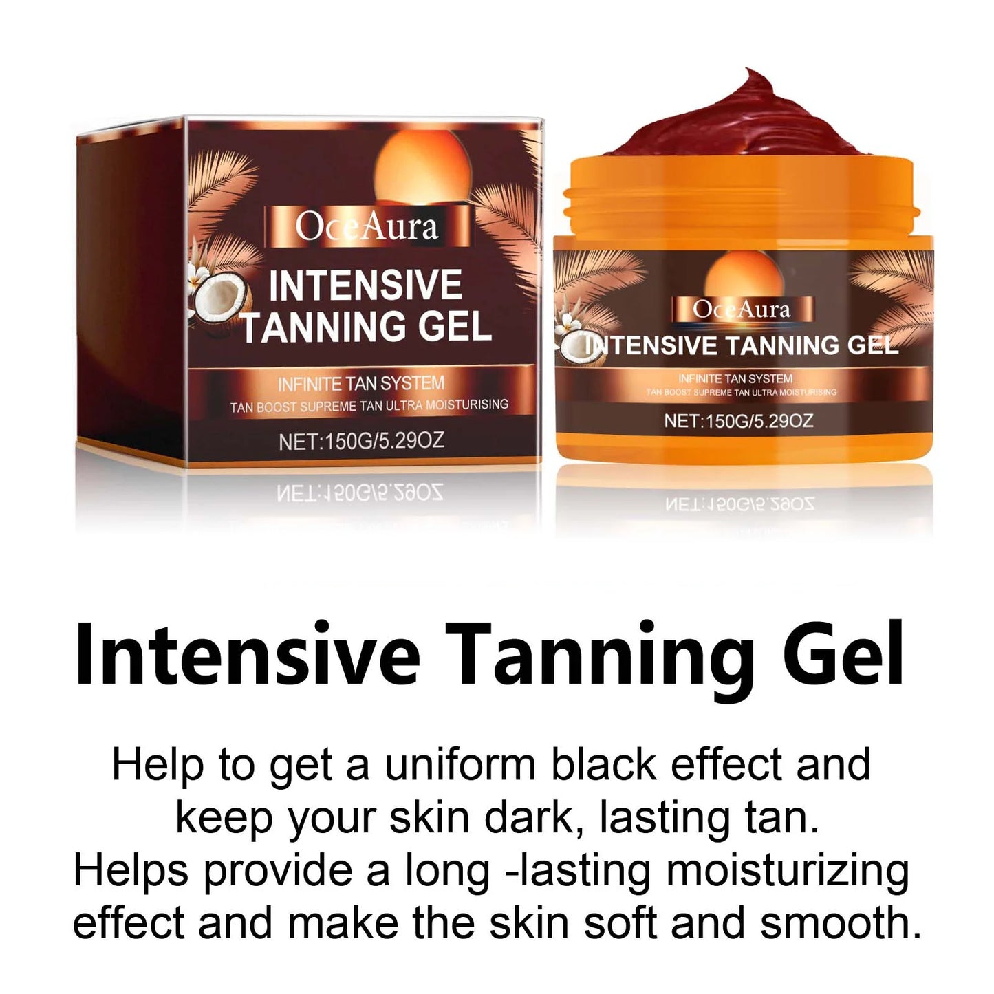 Sunless Self Tanning Gel & Bronzing Cream Set – Glow