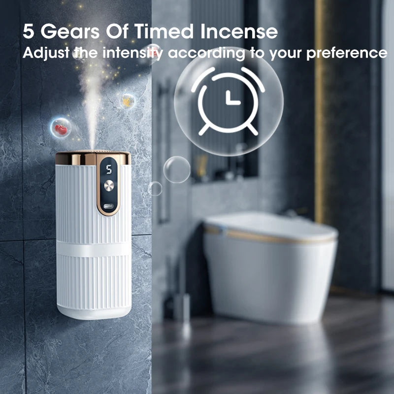 Rechargeable Mini Essential Oil Diffuser 5-Speed Large Mist Air Humidifier Aromatherapy Freshener for Home Car Peaceful Pleasures Health and Wellness