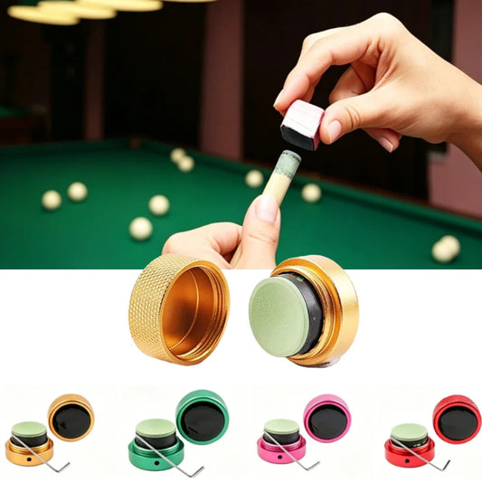 Silent Magnetic Billiard Chalk Holder – Aluminum Alloy Pool Snooker Billiard Chalk Holder Oasis Select