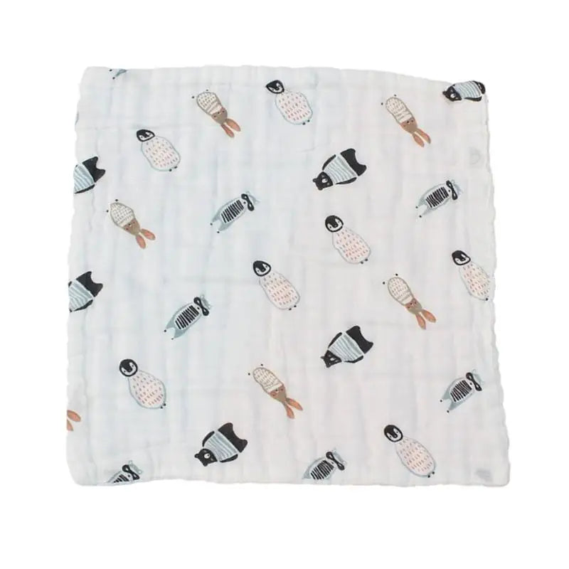 Soft 6-Layer Cotton Baby Bib & Face Towel | Quick Absorbent