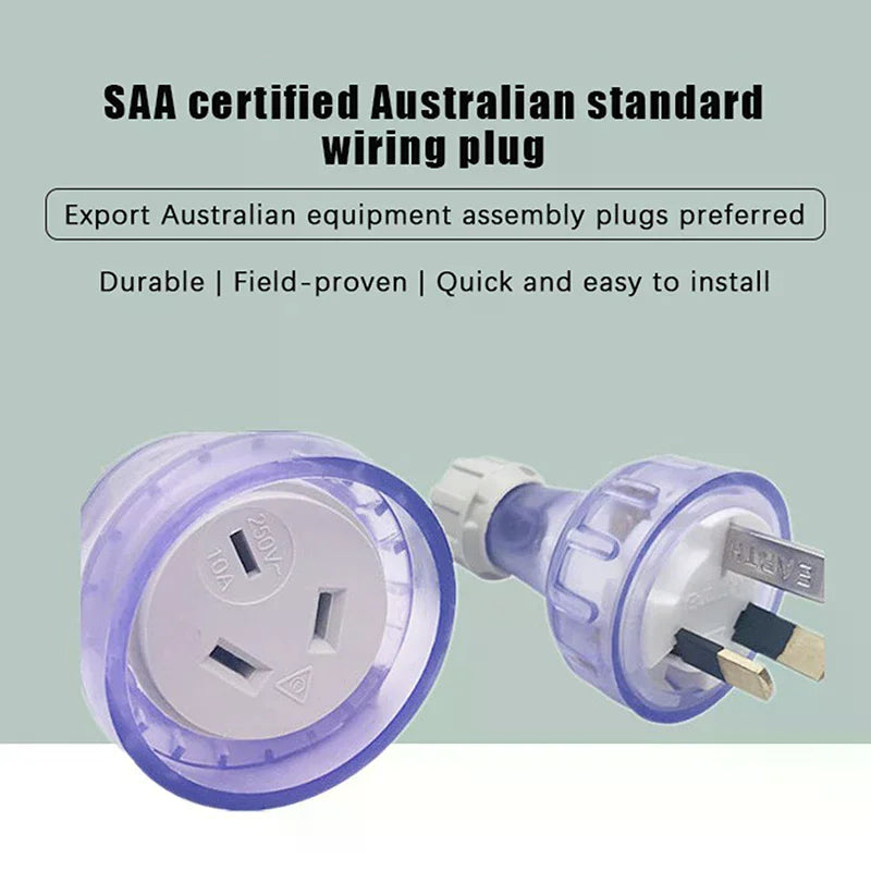 3-Prong Grounded Rewirable Female Plug Socket – DIY Assembly