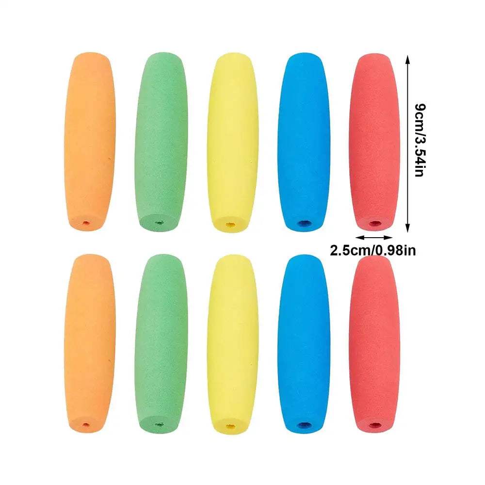 10pcs Foam Grip Tubing Anti-Slip Cutlery Padding Handle for Cooking Kitchen Disabled Eating Crafts Adults Elderly Supplies Peaceful Pleasures Health and Wellness 10pcs