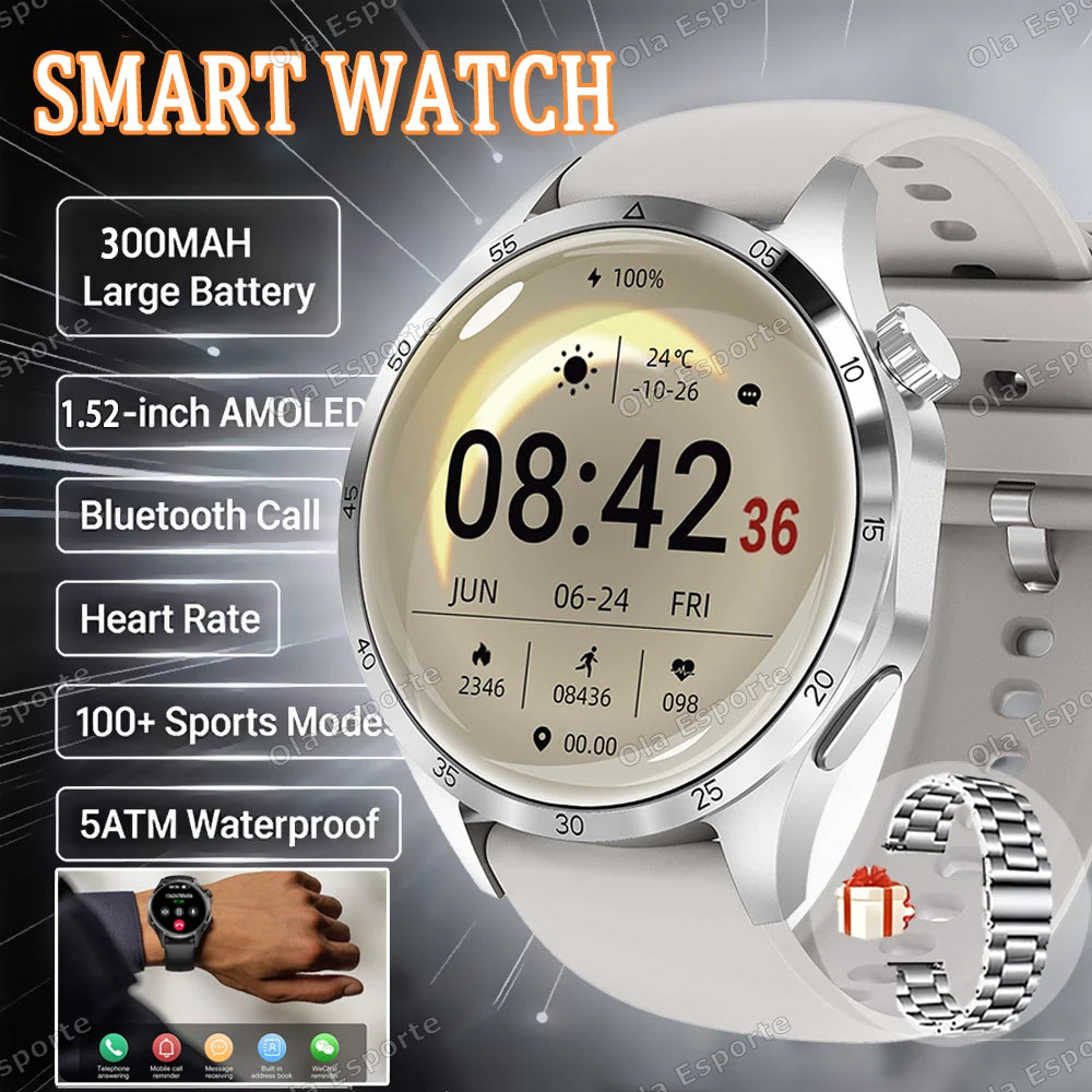 Ola Esporte 1.52" Smart Watch – Bluetooth Call & Fitness Tracker