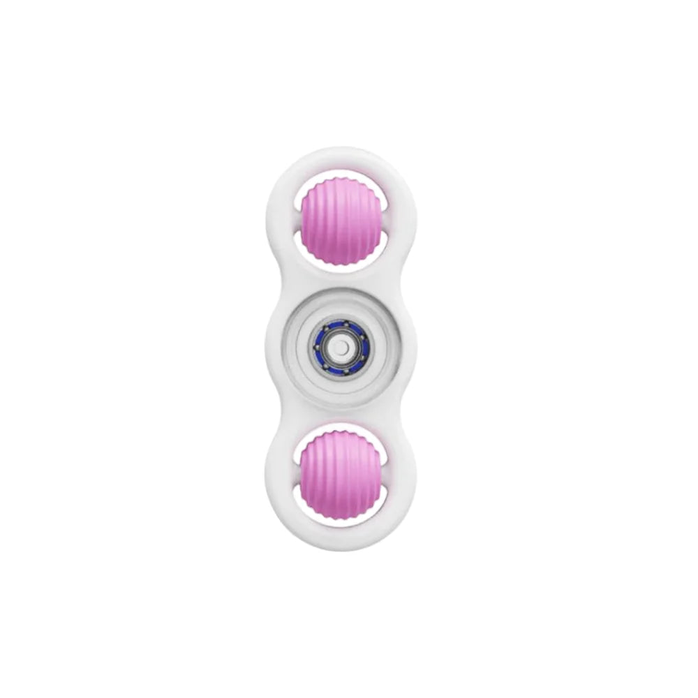 Fidget Silicone Sensory Toy Rotating Rolling Gyroscope Decompression Toy For Anxiety Relief Sensory Autism Toys Peaceful Pleasures Health and Wellness Pink - 1Pc
