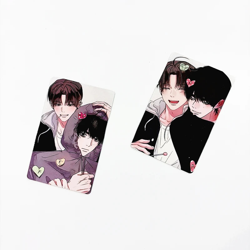 Korean BL Manhwa You My World Lomo Card Juhyeok Suah Q Version Photo