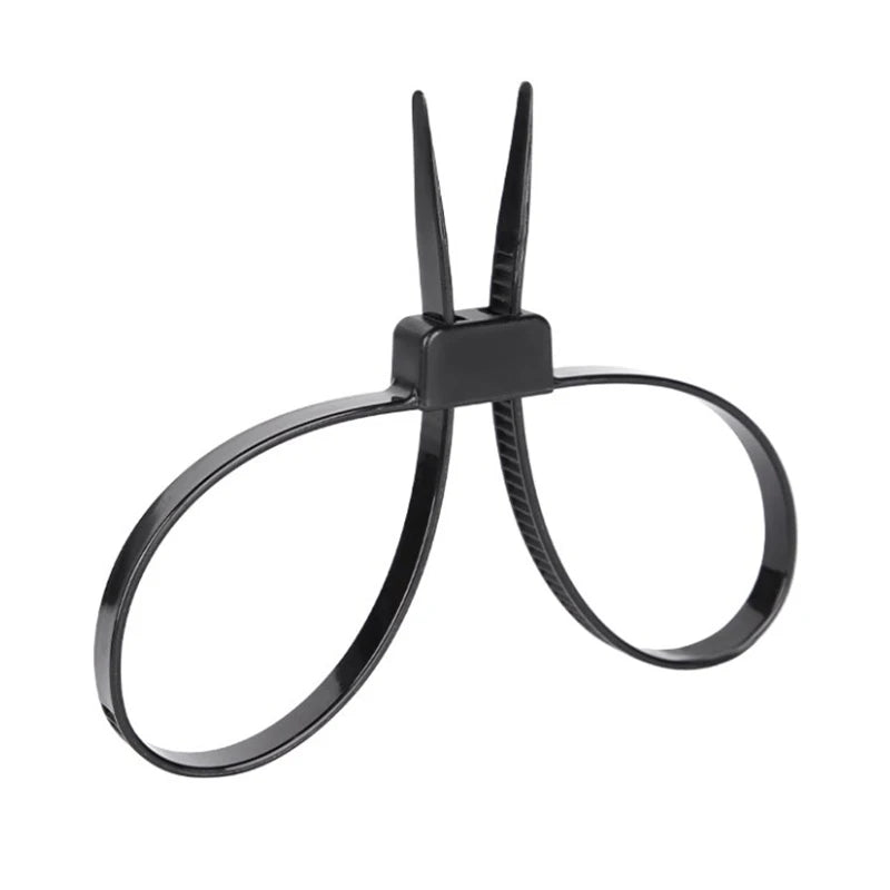 1Pcs/Lot Plastic Police Handcuffs Double Flex Cuff Disposable Handcuffs Zip Tie Nylon Cable Ties Flex Cuffs 14x12x0.8 CM Peaceful Pleasures Health and Wellness