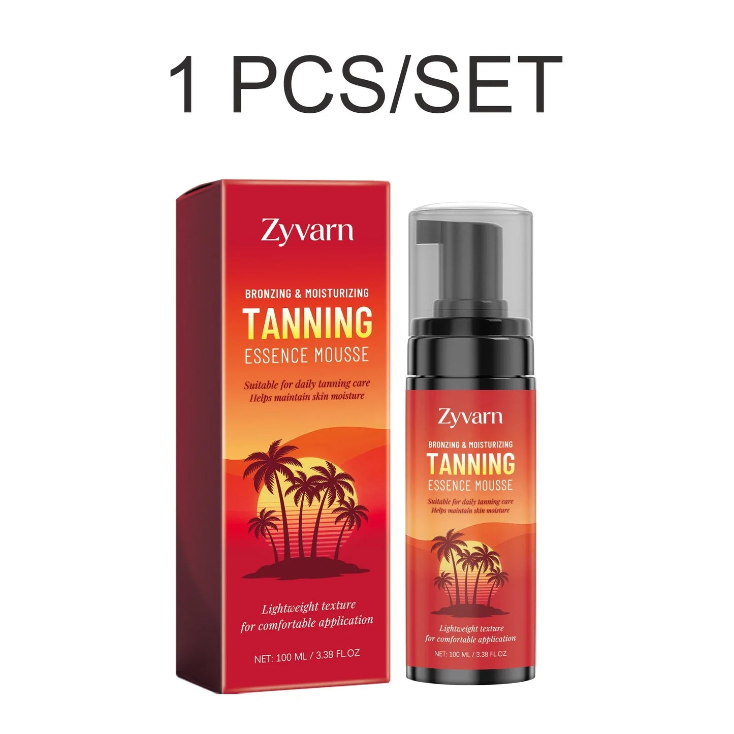Sunless Self Tanning Mousse – Streak-Free Natural Bronze Glow