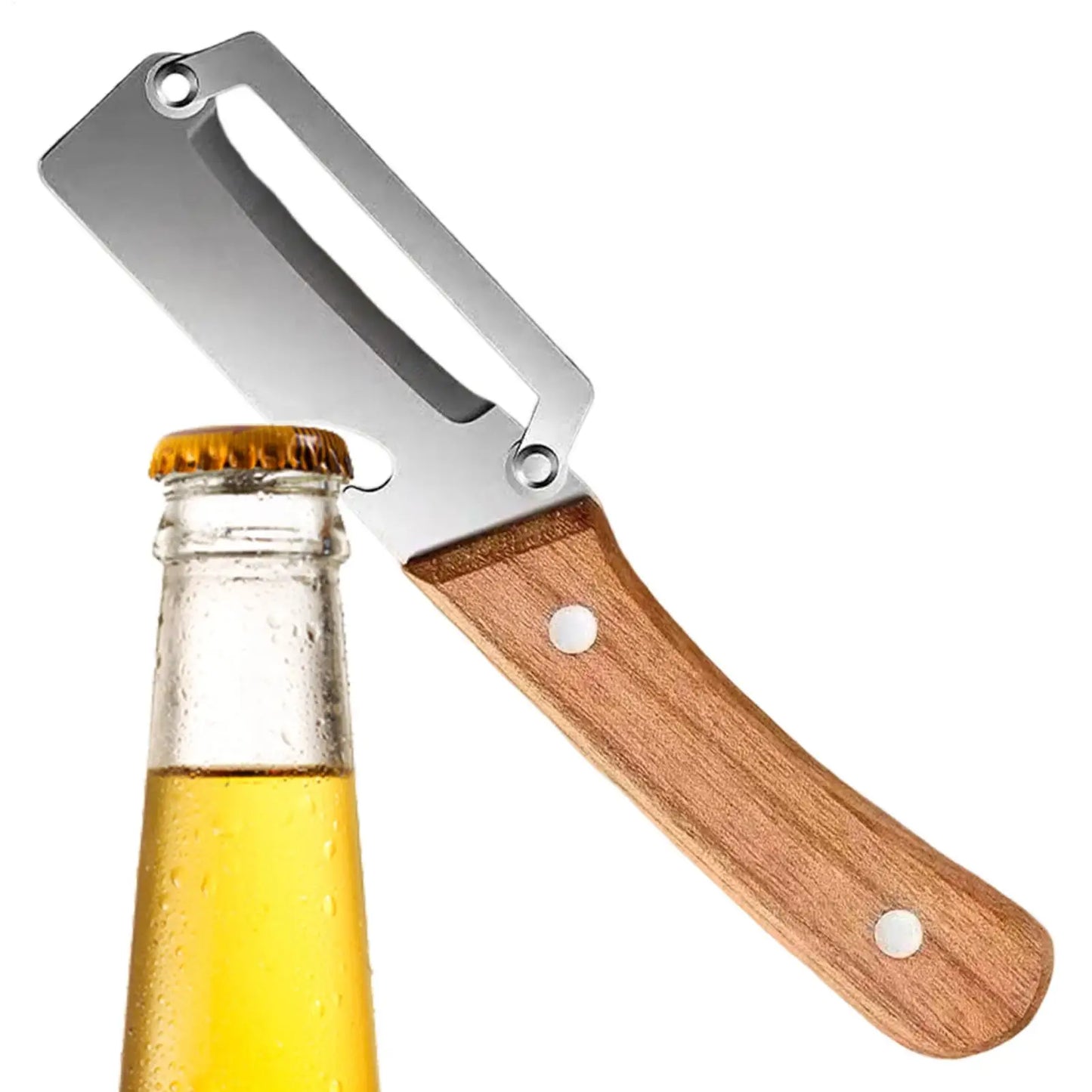 Stainless Steel Fruit & Vegetable Peeler with Wooden Handle Vegetable Peeler Peaceful Pleasures Health and Wellness