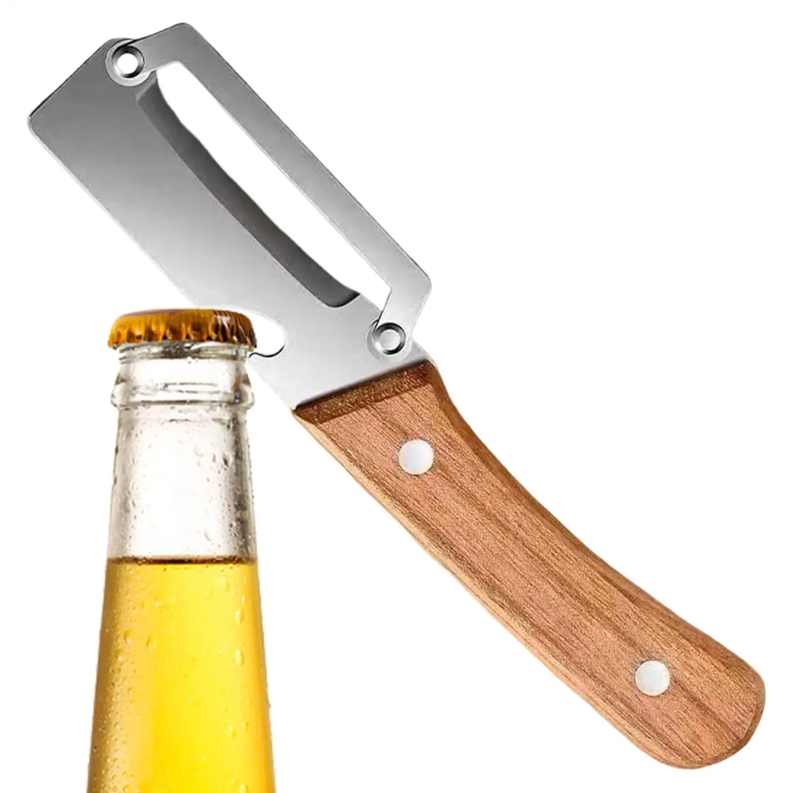 Stainless Steel Fruit & Vegetable Peeler with Wooden Handle Vegetable Peeler Peaceful Pleasures Health and Wellness
