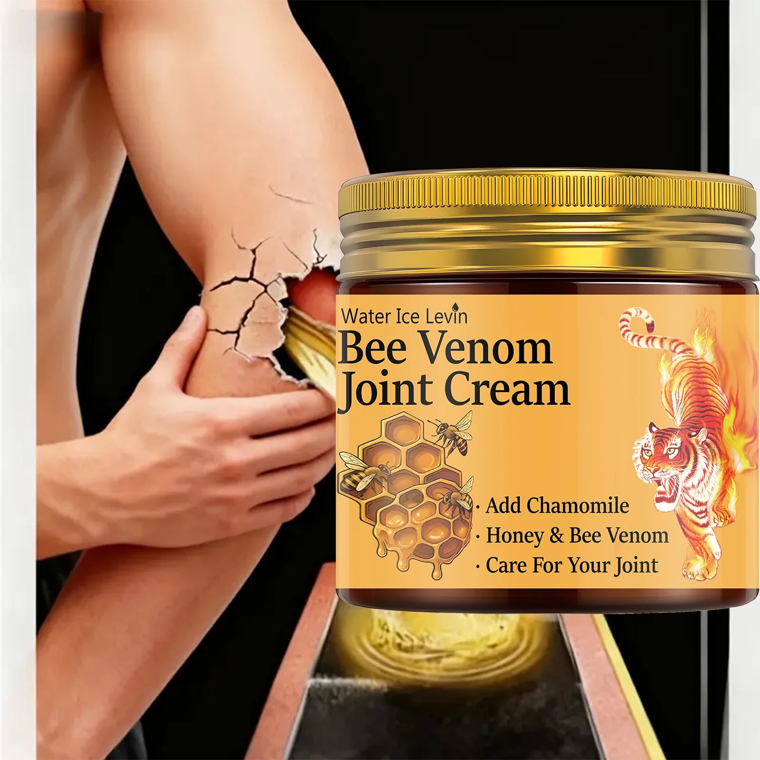 Bee Venom Body Cream with Chamomile & Honey | Moisturizing Firming Moisturizing Body Cream Peaceful Pleasures Health and Wellness