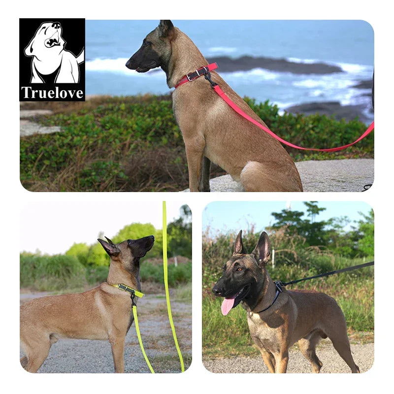 Truelove Pet Leash Waterproof Odor Proof Easy Grip Durable Lightweight Premium Coated ATBC-PVC Dog Lead Fast Clasp TLL3211 Peaceful Pleasures Health and Wellness