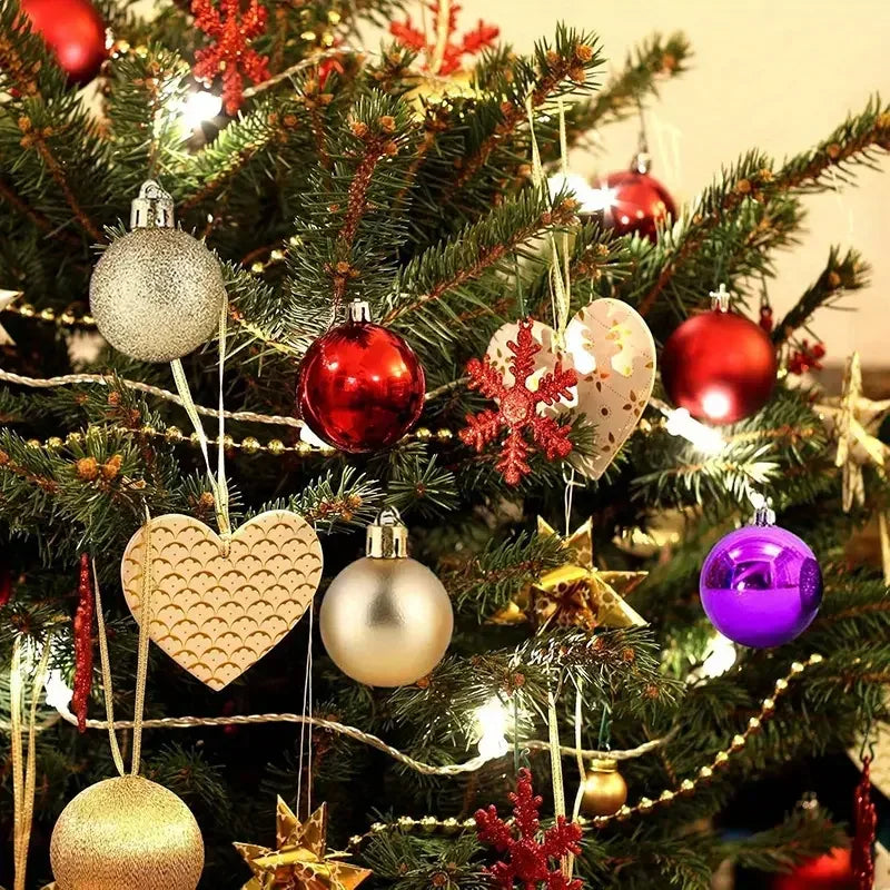 24-Pack Shatterproof Christmas Ball Ornaments | Multicolor Baubles