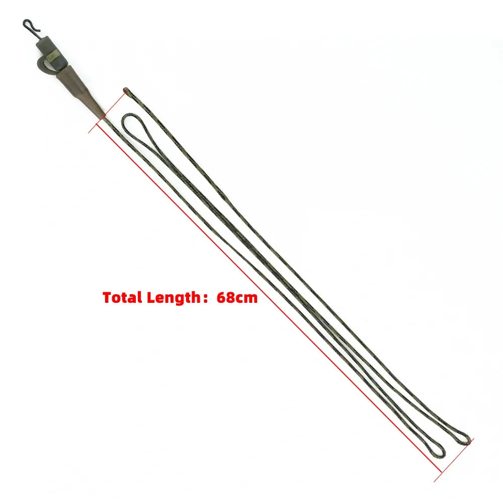 2026 HIRISI 3x Helicopter Carp Fishing Rigs, Lead Core Braided Line with Lead Clips Anti-Tangle Carp Leader Tackle Peaceful Pleasures Health and Wellness