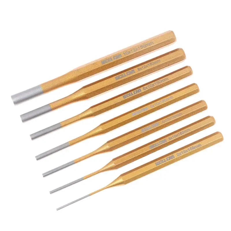 Brass Roll Pin Punch Tool 2–10mm | 150mm Chisel Cone Punch