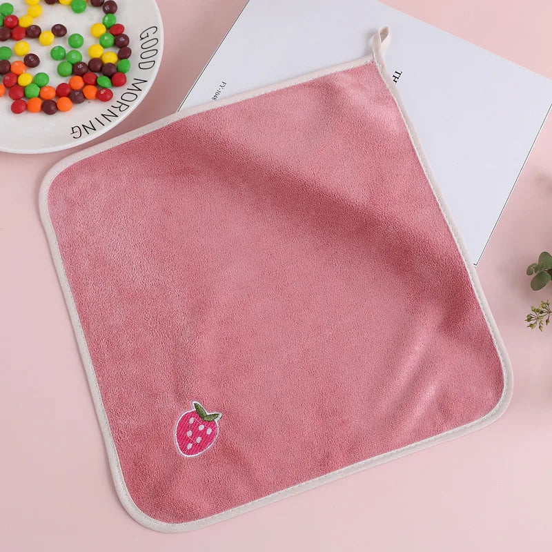 Cartoon Baby Face Towel | Soft Absorbent Washcloth 30x30cm