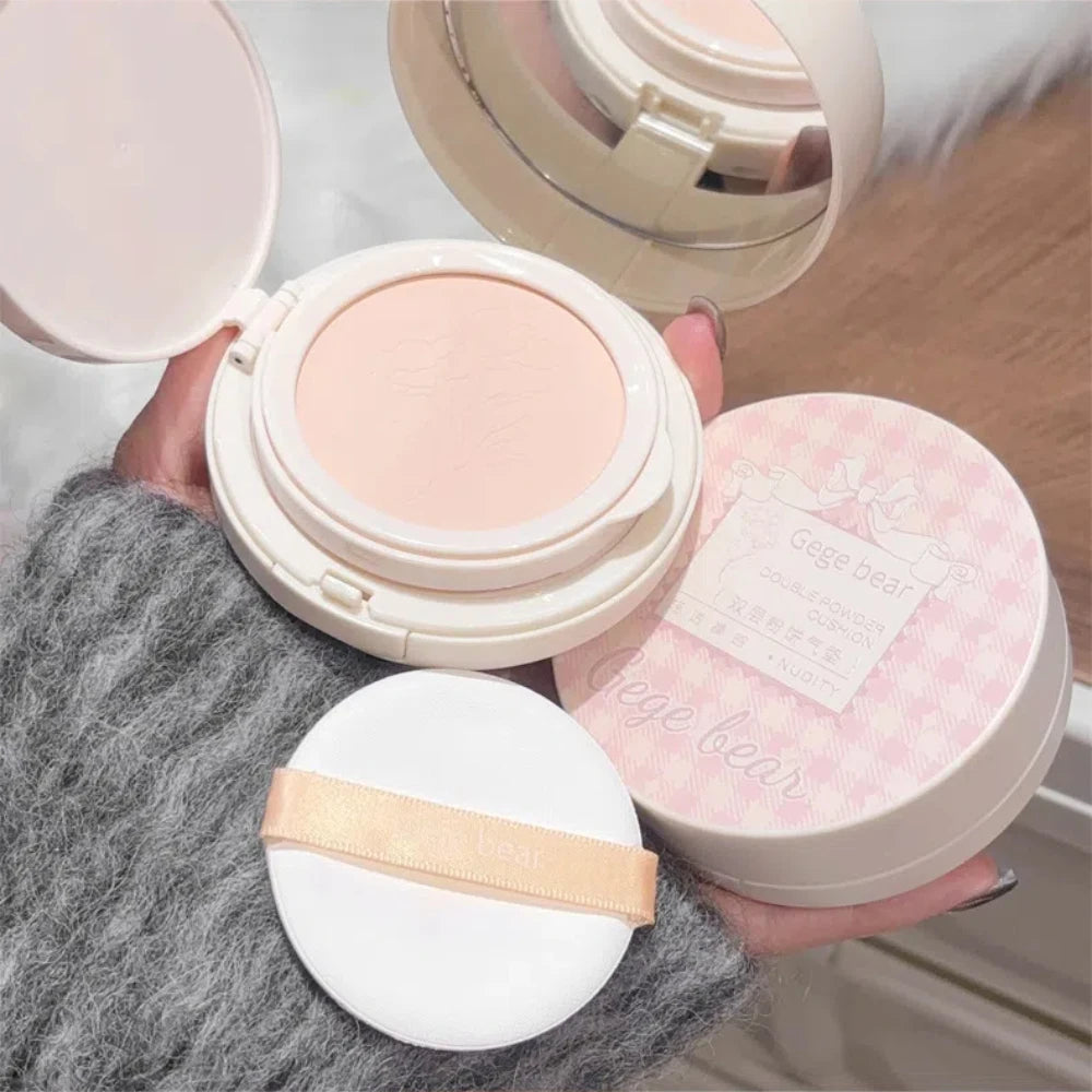 2-in-1 Matte Pressed Powder & Air Cushion Foundation Compact