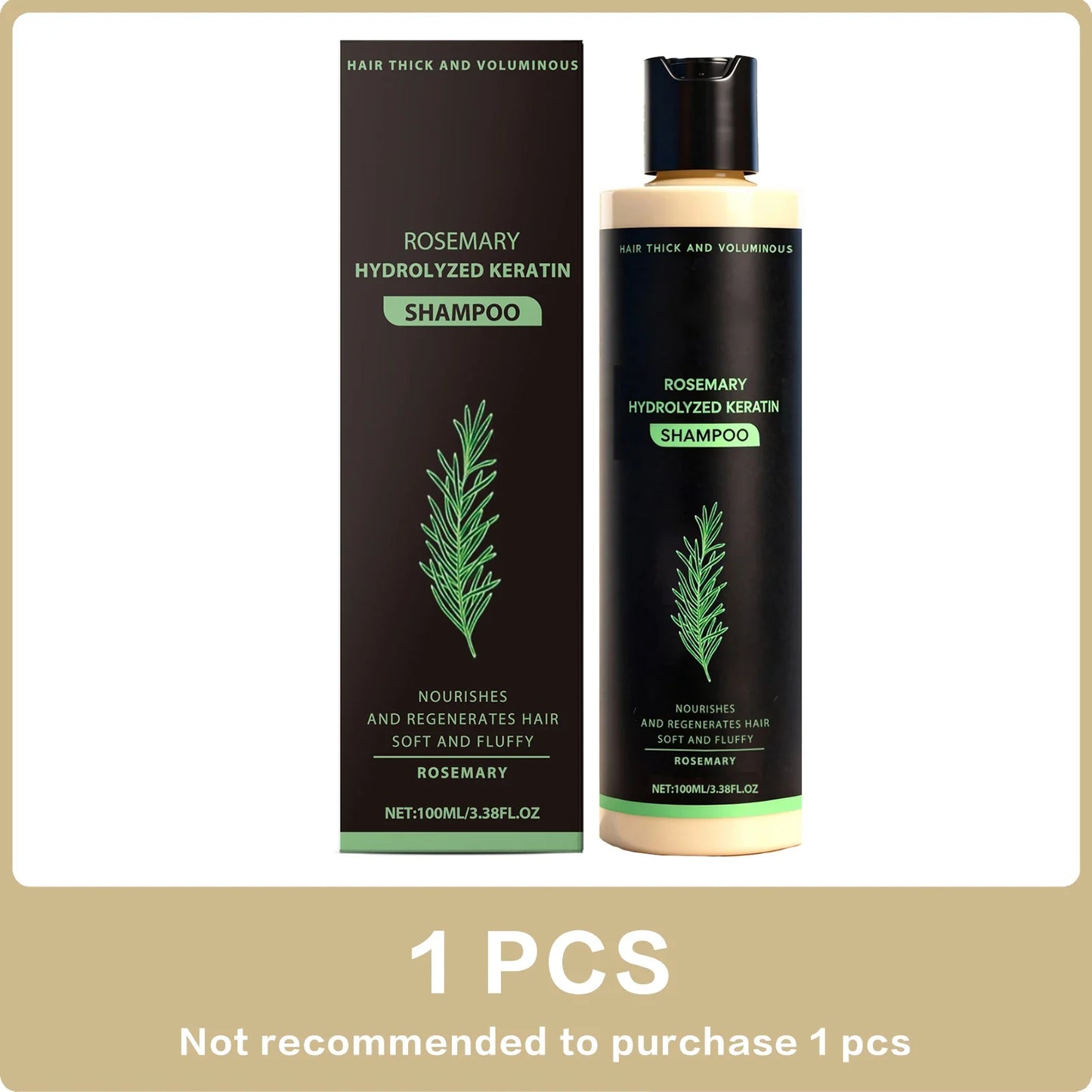 Rosemary Oil Shampoo – Volumizing & Keratin Scalp Care 100ml