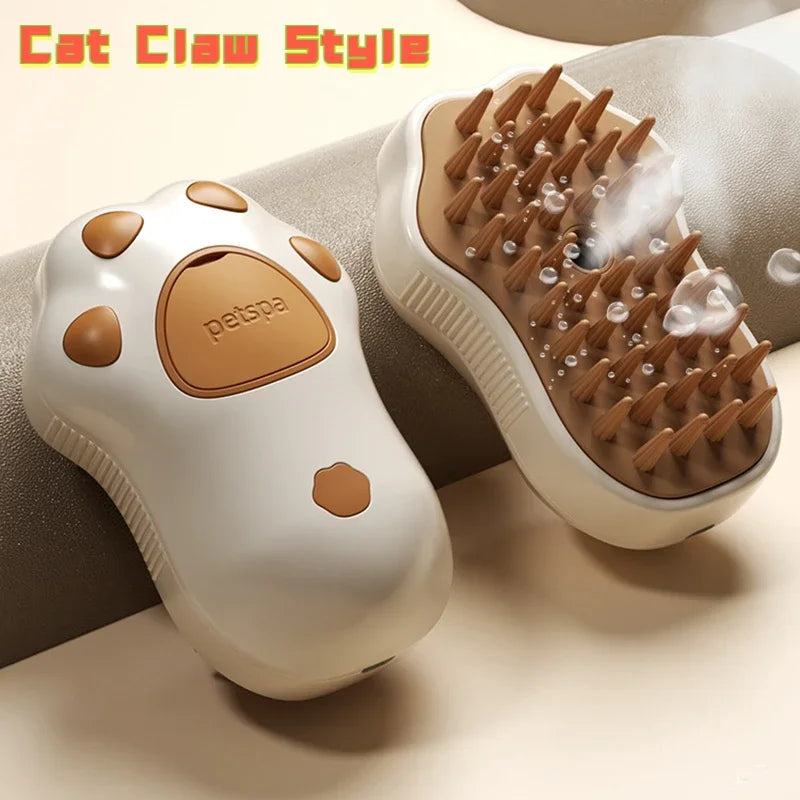 3-in-1 Pet Grooming Comb with Spray for Cats & Dogs