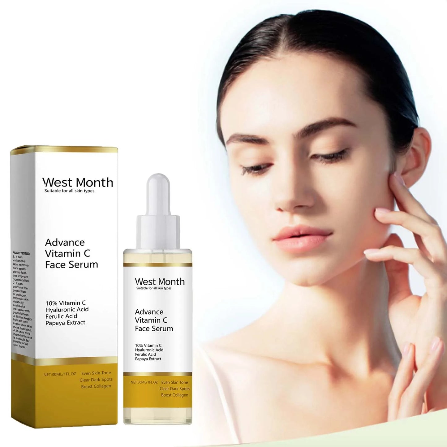Vitamin C Face Serum – Dark Spot Corrector & Brightening