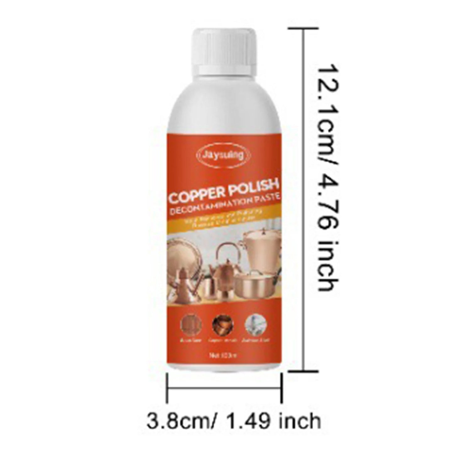 Brass and Copper Tarnish Remover Harmless Non-abrasive Metal Polish Cleaner for Macular Limescale Stubborn Stains Peaceful Pleasures Health and Wellness