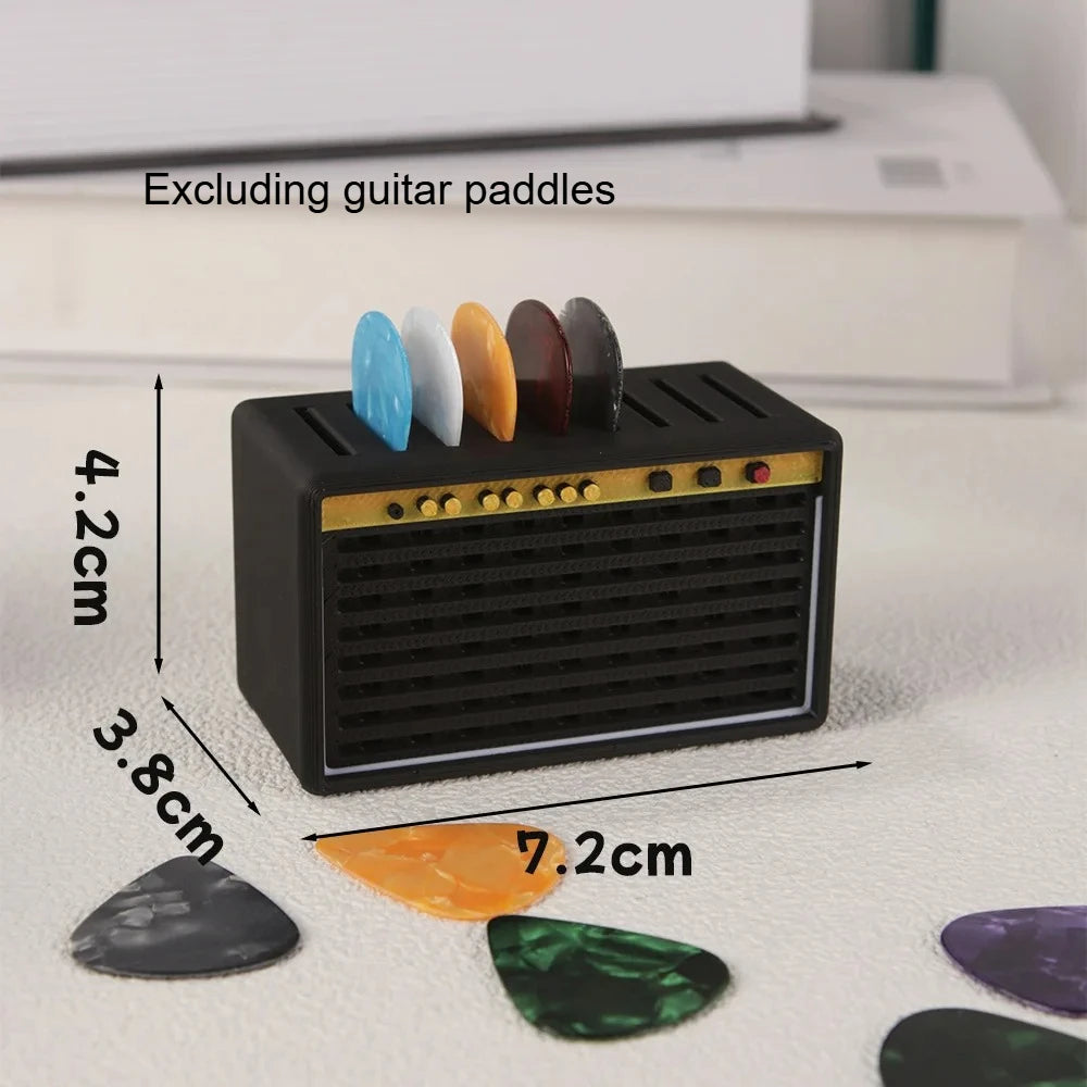 3D Printed Large-capacity Portable Guitar Pick Holder Waterproof