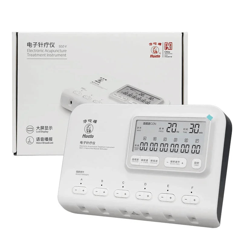 6-Channel EMS TENS Electroacupuncture Stimulator | Pain Relief