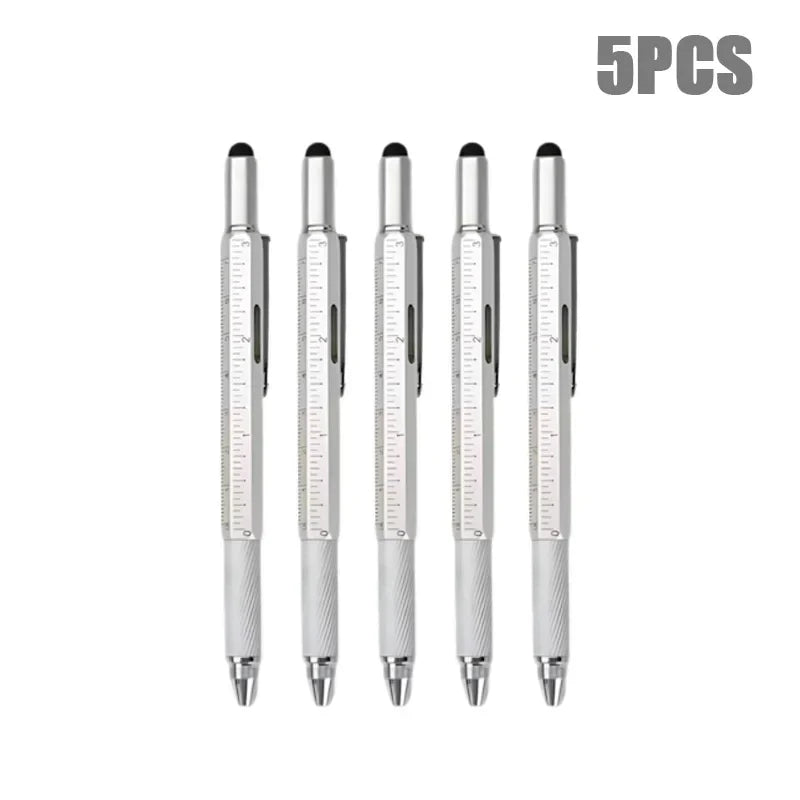 7-in-1 Stylus Pen | Screwdriver, Ruler, Level & Ballpoint