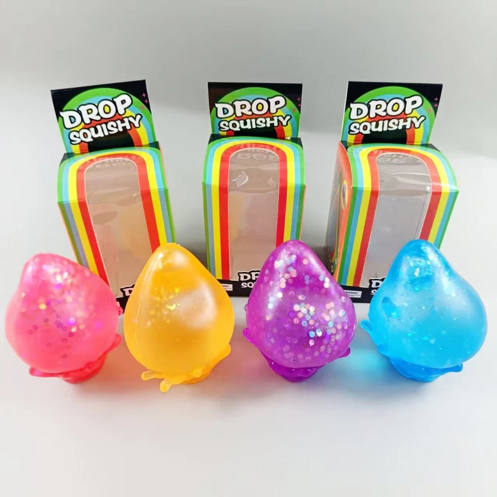 Water Drop Squishy Slow Rising Sensory Fidget Toy | Kids & Adults