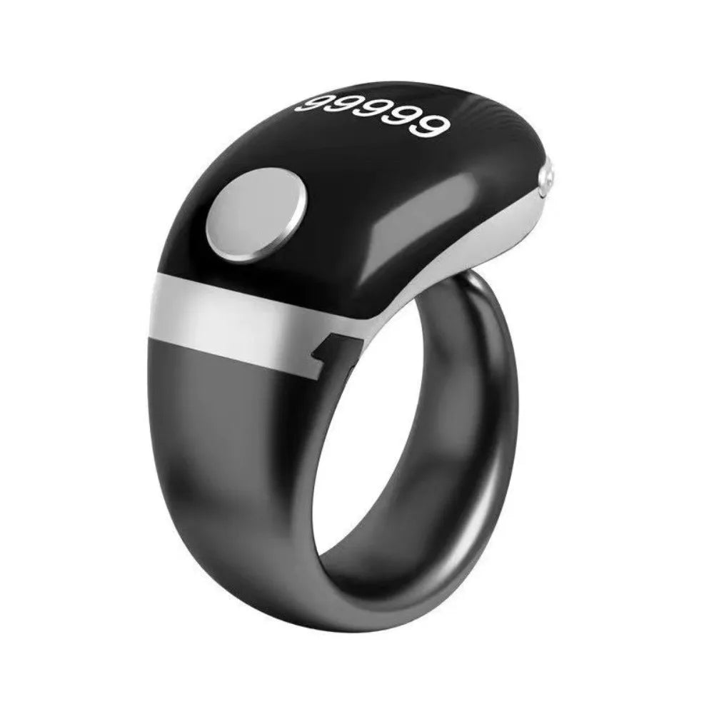 Digital Tally Counter Ring – LCD 99999 Touch Control, 3-Speed