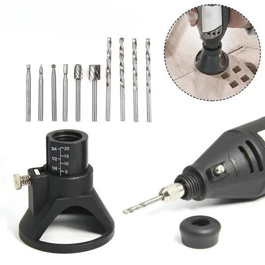Rotary Router Milling Cutter Guide Attachment Twist Drill Bit Wood Peaceful Pleasures Health and Wellness