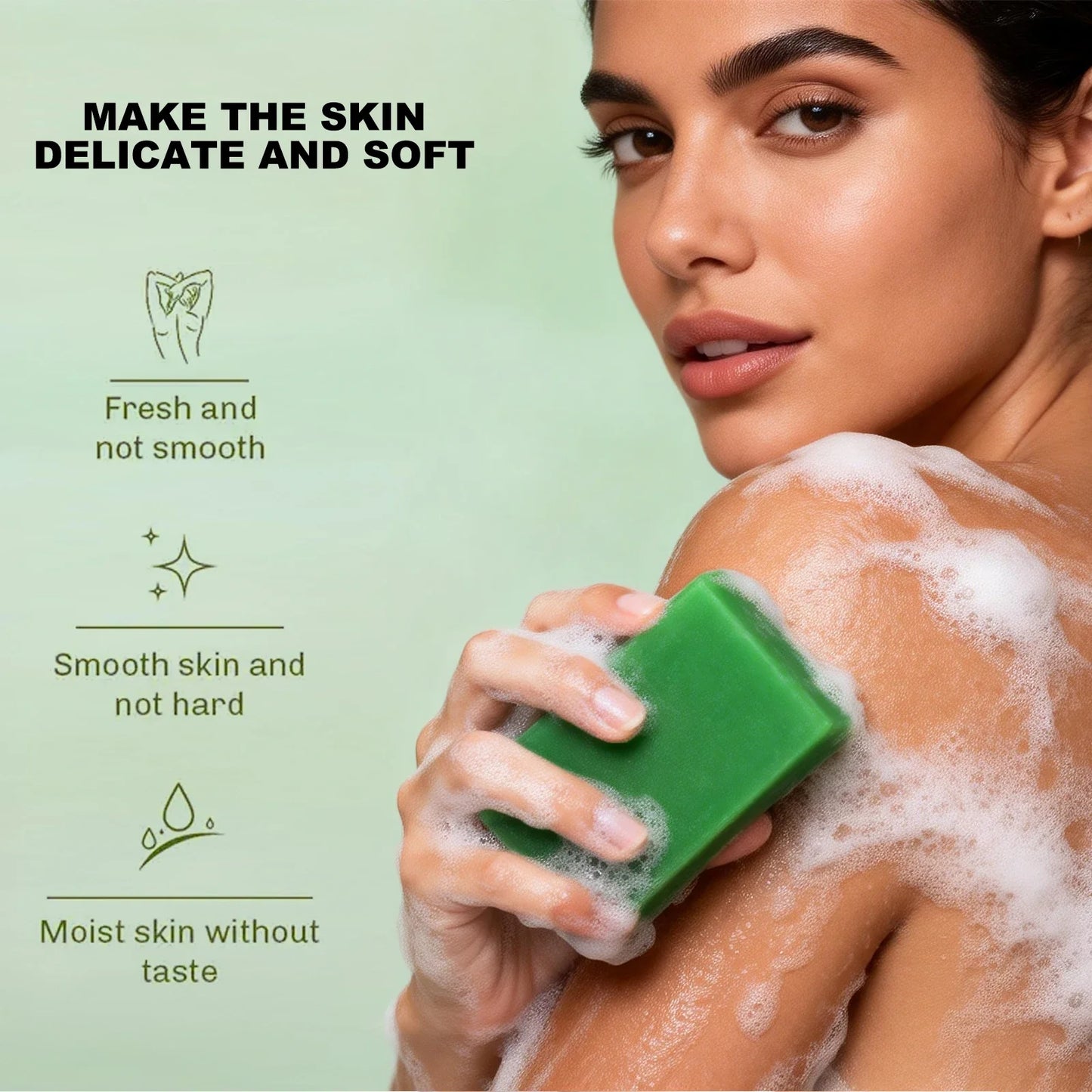 Natural Mugwort Soap – Herbal Hydrating Face & Body Bar