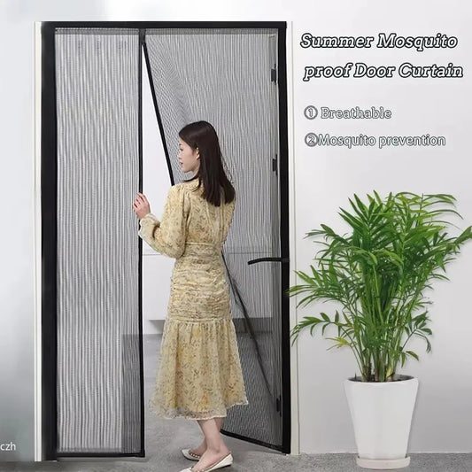 Magnetic Auto-Close Mosquito Screen Door Mesh Curtain Magnetic Door Screen Oasis Select