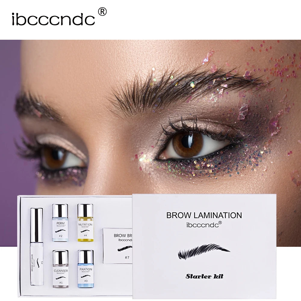 Dropshipping Semi Permanent Brow Lamination Kit Eyebrow Lifting Perming Lotion Brow Lift Perm Set With Brush Tools Beauty Salon Peaceful Pleasures Health and Wellness