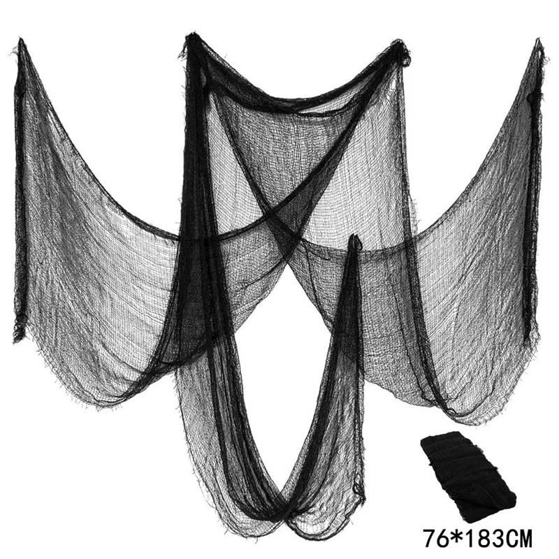Halloween Spooky Gauze Decoration Cloth Set of 5 | Party Decor