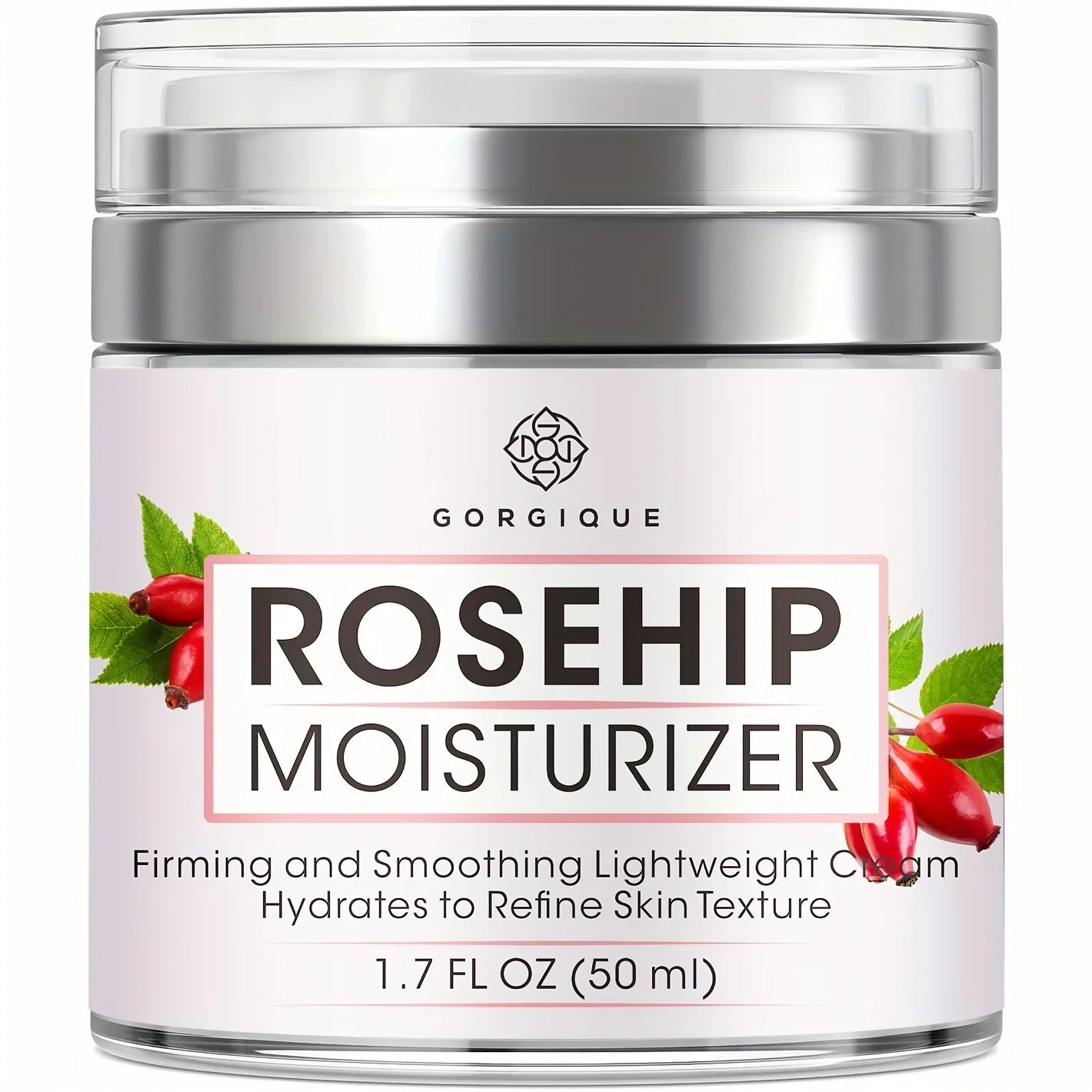 GORGIQUE Rosehip Glow Moisturizer – Face, Neck & Décolleté