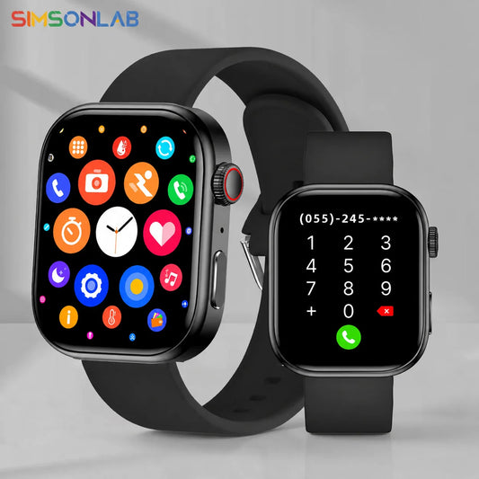 SIMSONLAB 2.01" Smart Watch – Bluetooth Call & Fitness Tracker Smart Watch Oasis Select