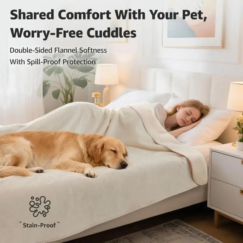 Waterproof Reversible Pet Blanket – Couch & Sofa Protector