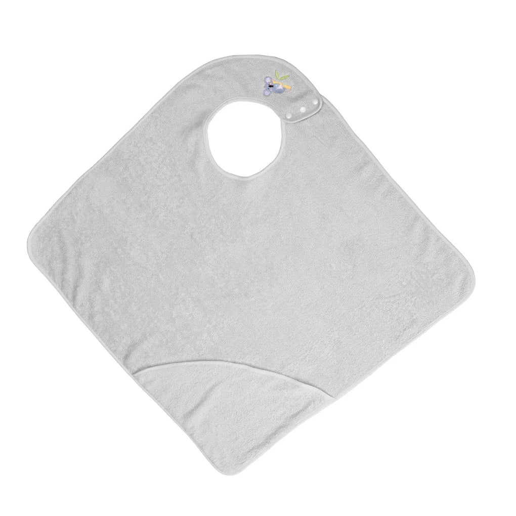 Baby Hooded Towel Soft Cotton Infant Bath Wrap 75x75cm