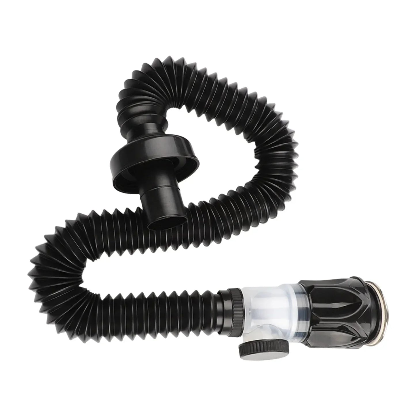Black Press-Type Bathroom Sink Drain | Tool-Free Install