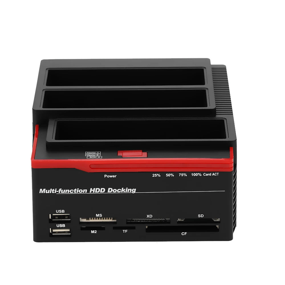KKMOON 3-Bay USB 3.0 HDD Docking Station | SATA & IDE, 6TB
