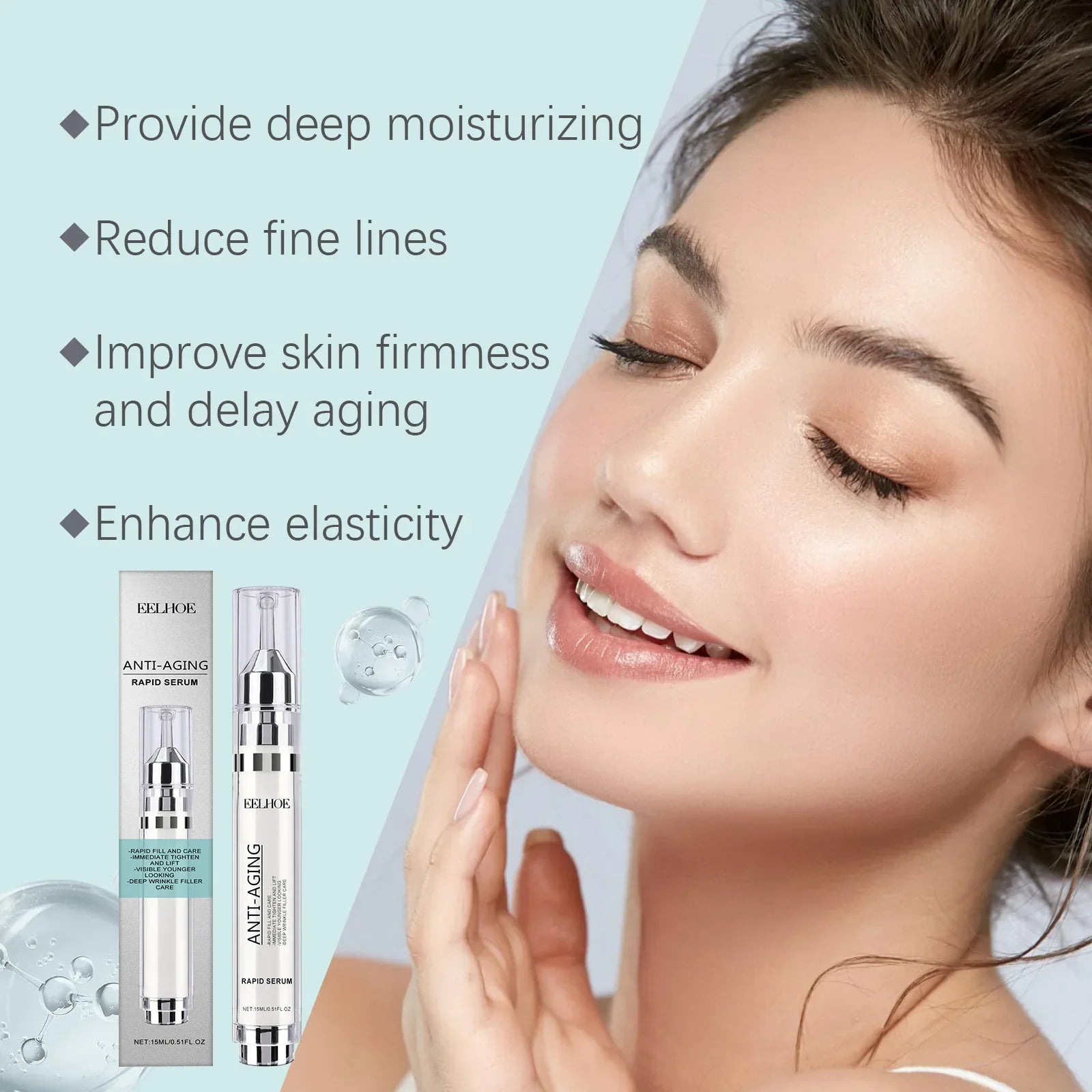 EELHOE Collagen Facial Serum – Firming & Hydrating, 15ml Peaceful Pleasures Health and Wellness