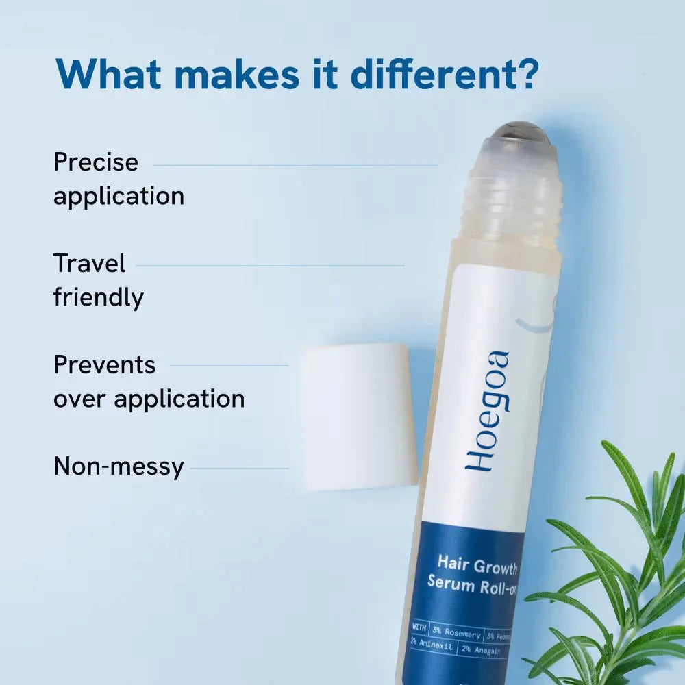 Rosemary & Ginger Hair Growth Roll-On | Anti Hair Loss Serum