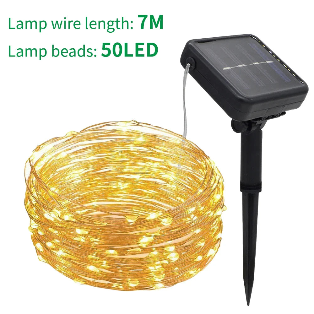 Solar Fairy String Lights 20 LED – Outdoor Garden Decor
