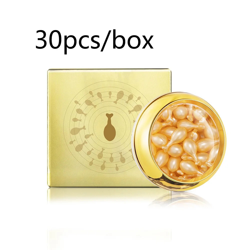 90 Pcs/Bottle Retinol Serum Ceramide Capsules Night Serum Moisturizing Anti-aging Face Serum Spot Removing Cream Skin Care Peaceful Pleasures Health and Wellness 30pcs