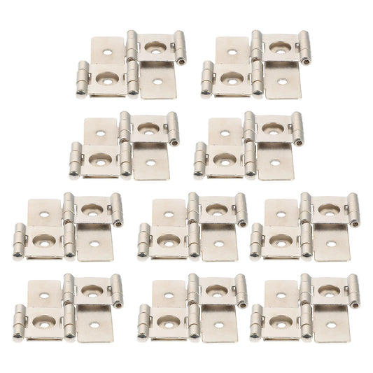 10pcs Iron Folding Screen Hinges Hinges Folding Screen Hinge For Home Furniture Cabinet Repair Heavy Duty Gate Hinge Peaceful Pleasures Health and Wellness