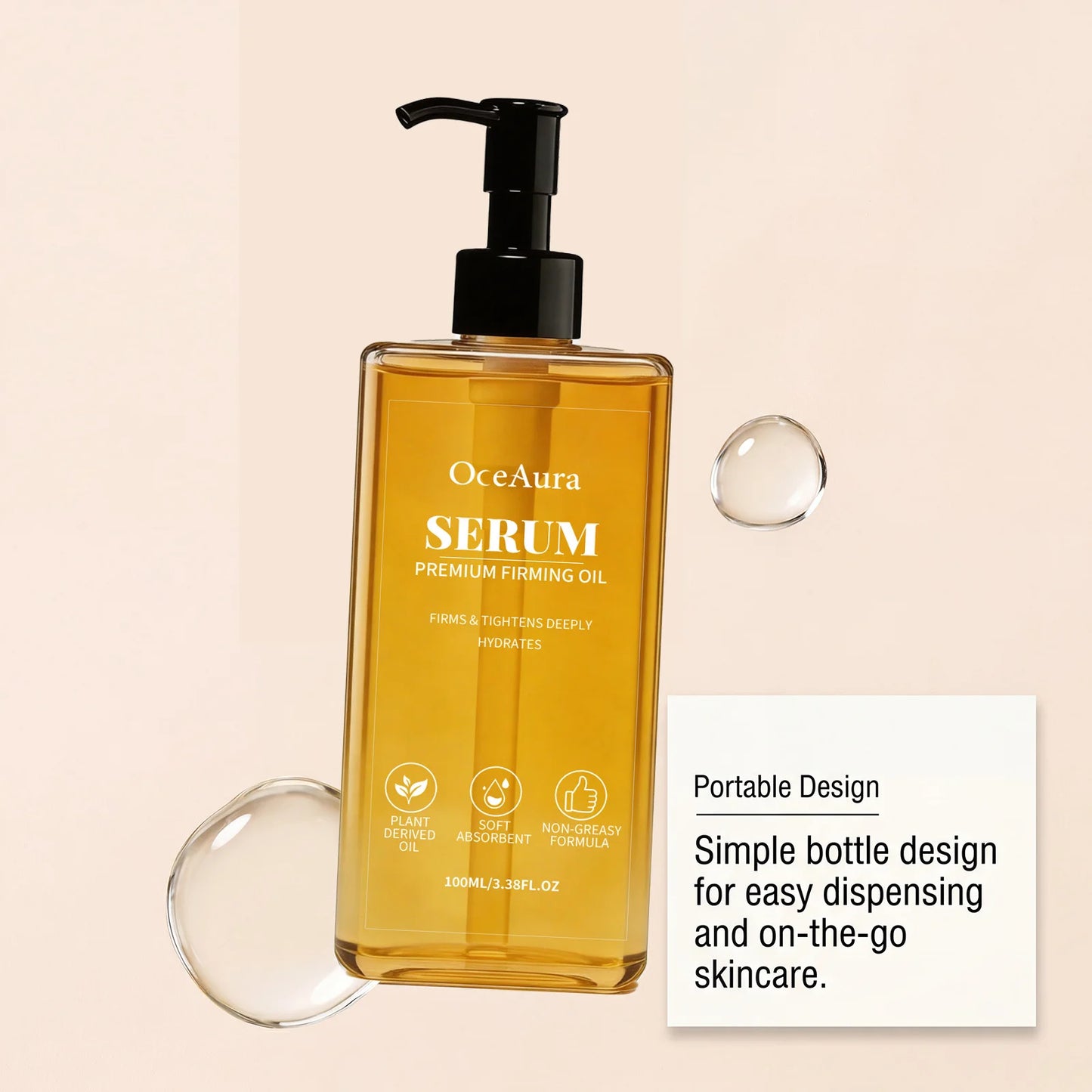 OceAura Body Firming Oil – Anti-Sagging Moisturizer 100ml
