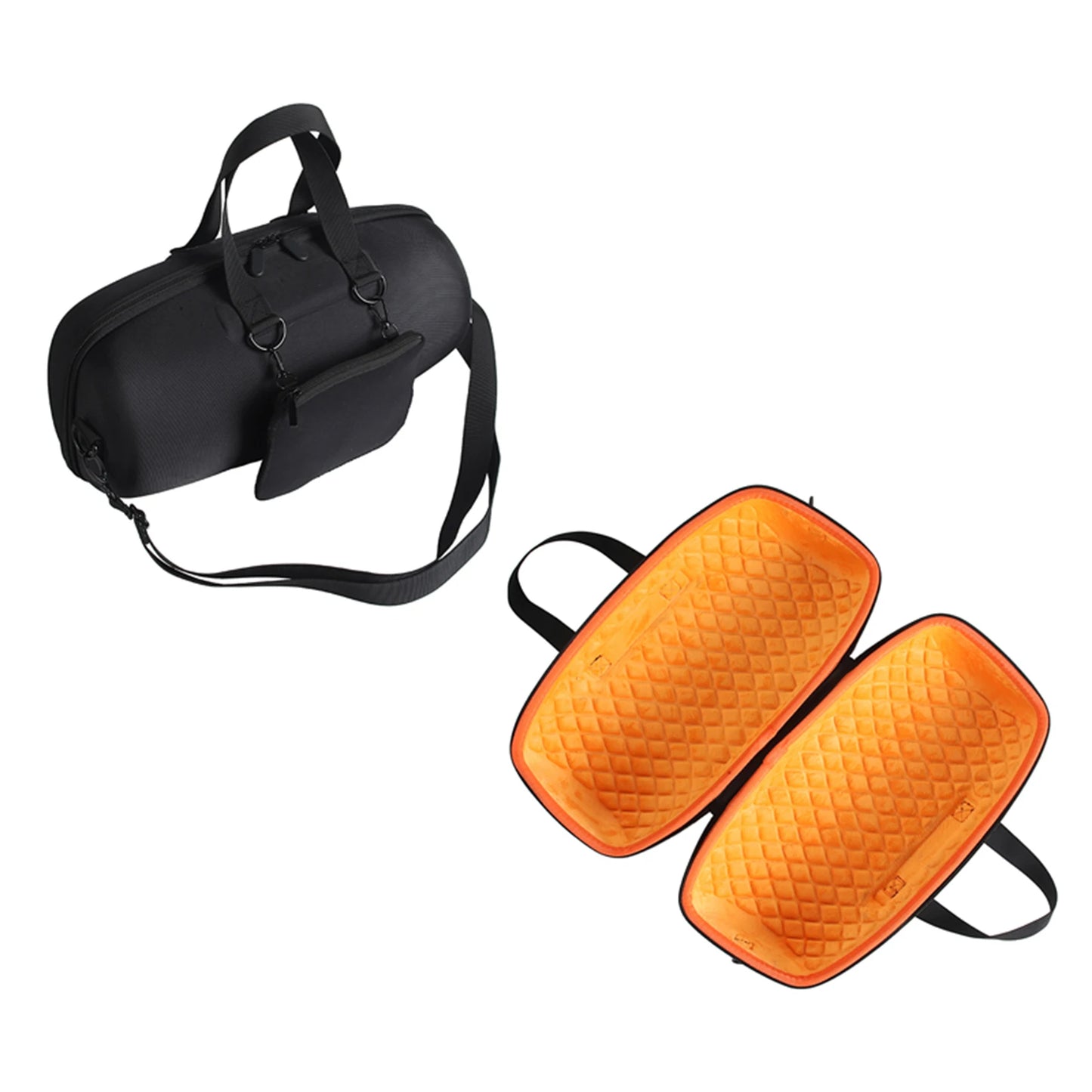 Portable Storage Bag Cases for Xtreme5 with Shoulder Strap Protect Cover Storage Case Shockproof Against Impacts Accessories Peaceful Pleasures Health and Wellness Inner Orange