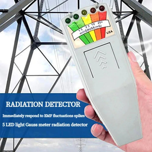 Radiation Detector Digital Electromotive Force Meter Gauss Meter Dosimeter Tester Handheld Electromagnetic Field Radiation Meter Peaceful Pleasures Health and Wellness
