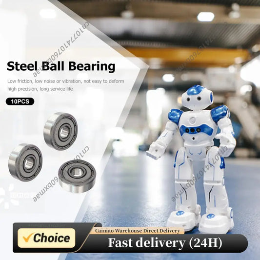 10pcs Miniature Bearings 5x16x5mm 625ZZ Miniature Ball Bearing Deep Groove Shielded Bearing Carbon Steel for Skateboard Scooter Peaceful Pleasures Health and Wellness