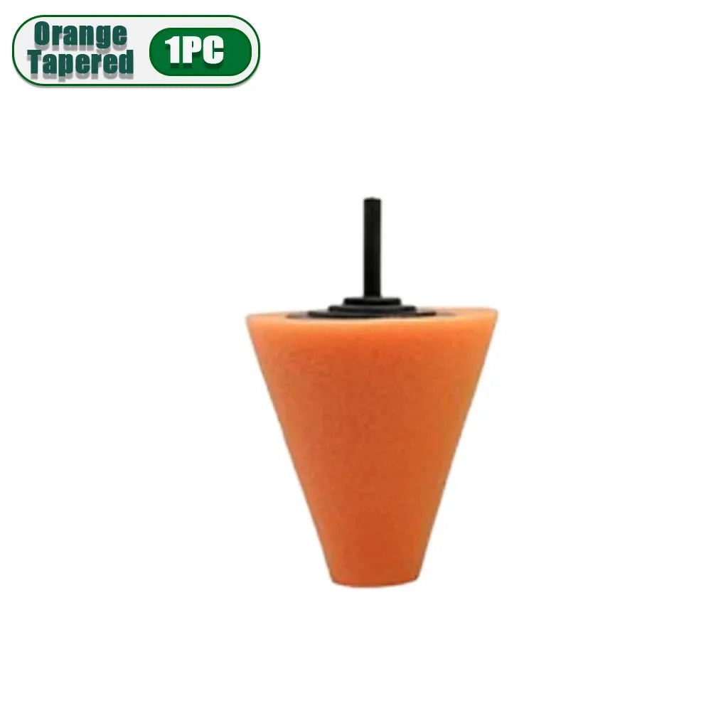 Car Wheel Hub Polishing Sponge Cone – Rim Cleaner Tool